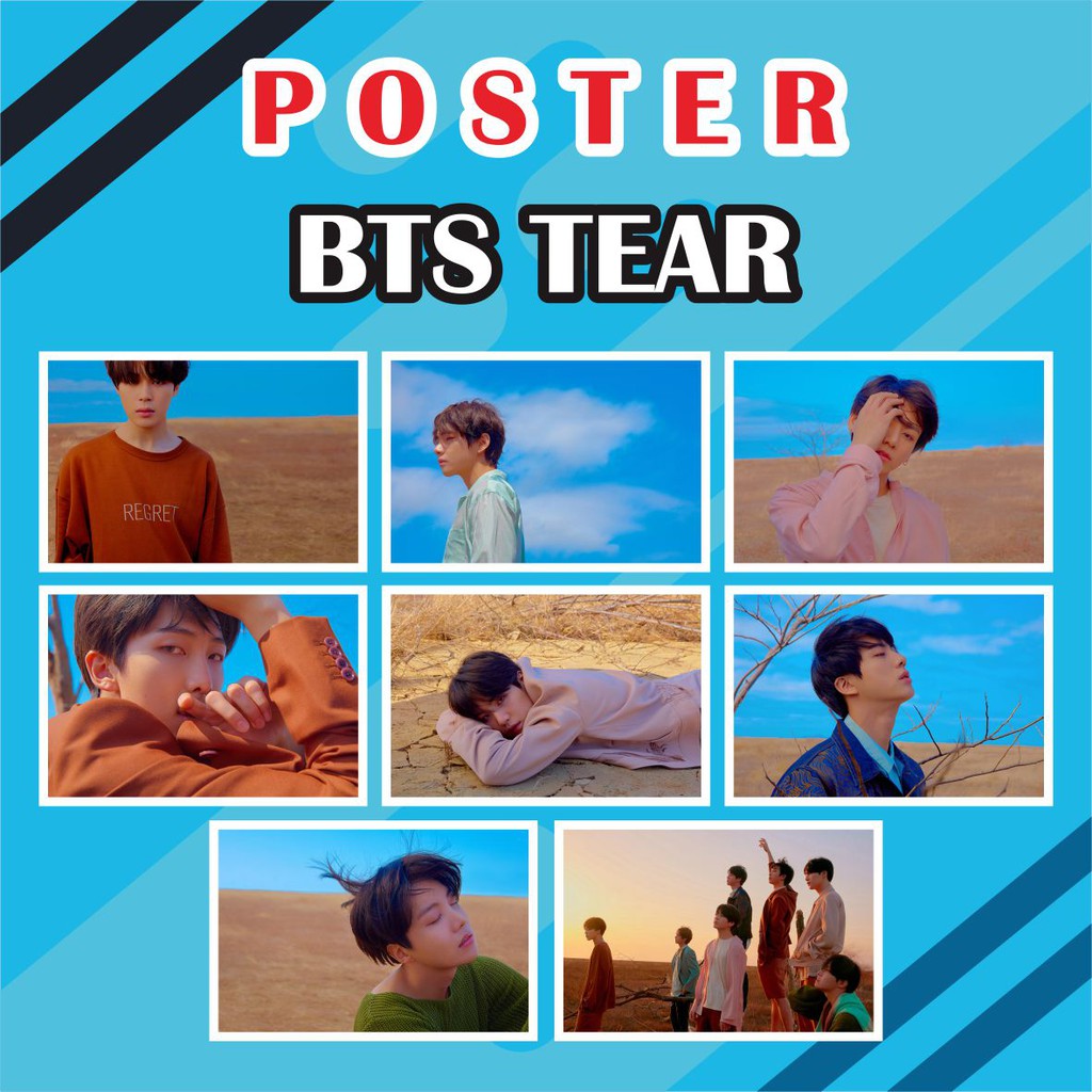 Poster BTS TEAR Y - Jungkook V Jimin Jin Suga Rm Jhope