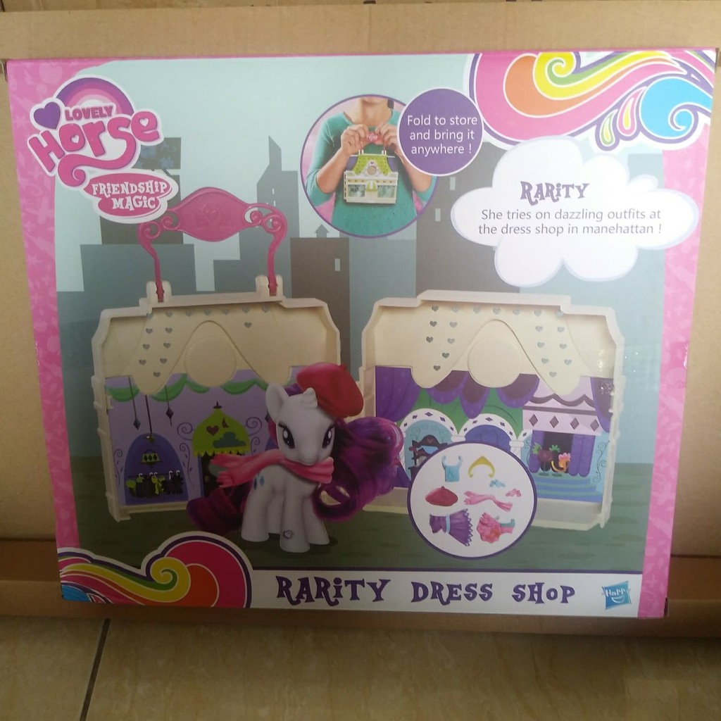 Little poni Rarity Dress Shop, Lovely Horse