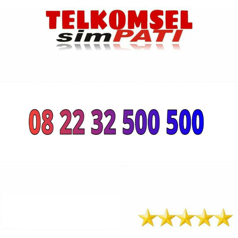 nomor cantik telkomsel simpati 500 500