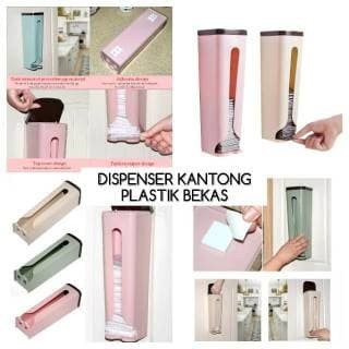 Tempat Penyimpanan Kantong Plastik Kresek Dispenser Kantong Belanja Storage Box Organizer Rumah Home