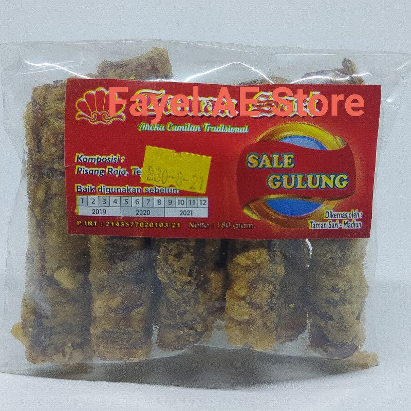 

(180grm) Sale Pisang Gorengan Tepung / Sale Pisang Renyah / Sale Pisang Gulung