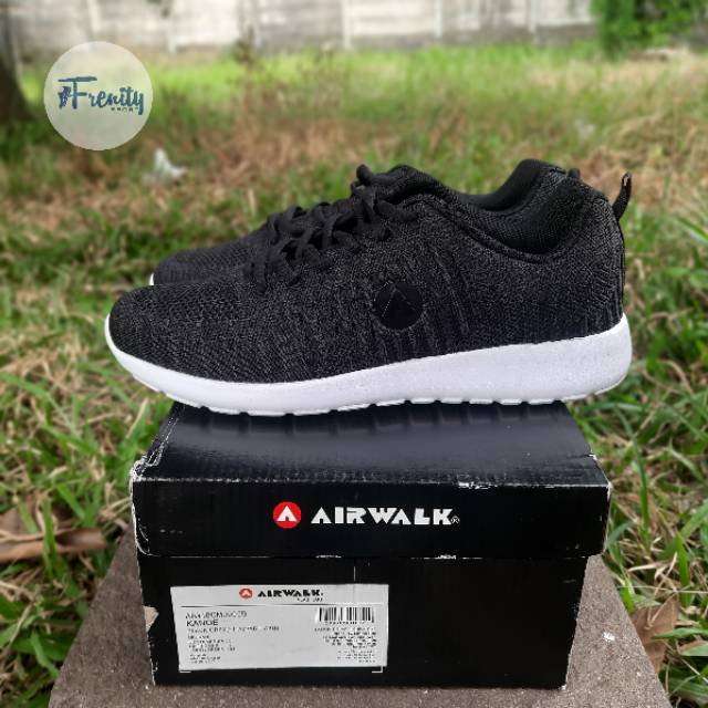  AIRWALK  KANOE BLACK AIRWALK  ORIGINAL Shopee Indonesia 