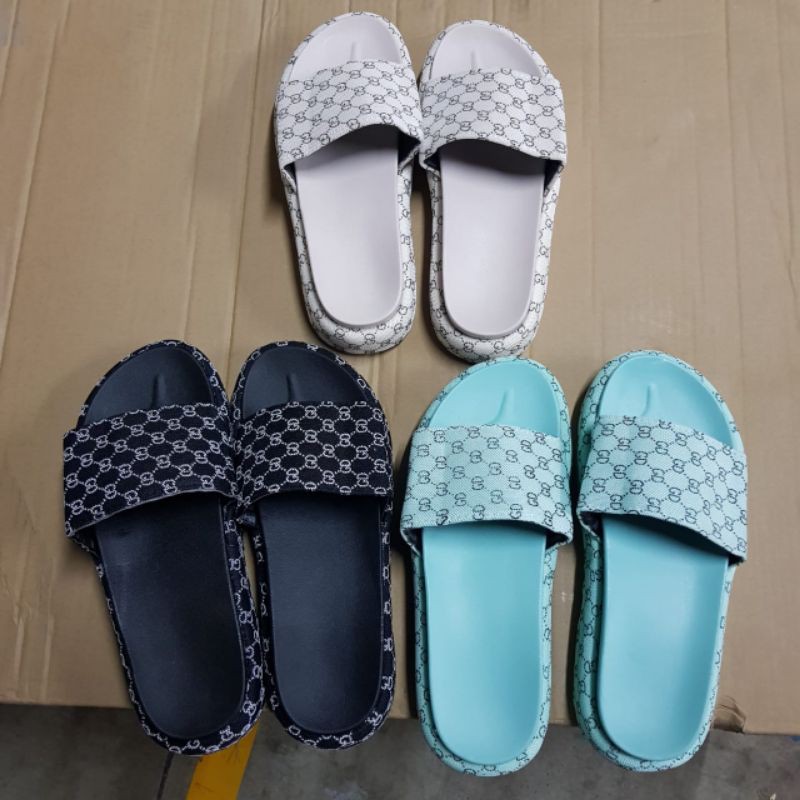 SLIP SANDAL GD MESH PRINTING SLIPPERS 001470