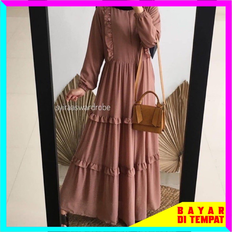 S-W SORAYA DRESS MUSLIM WANITA - GAMIS MUSLIM WANITA