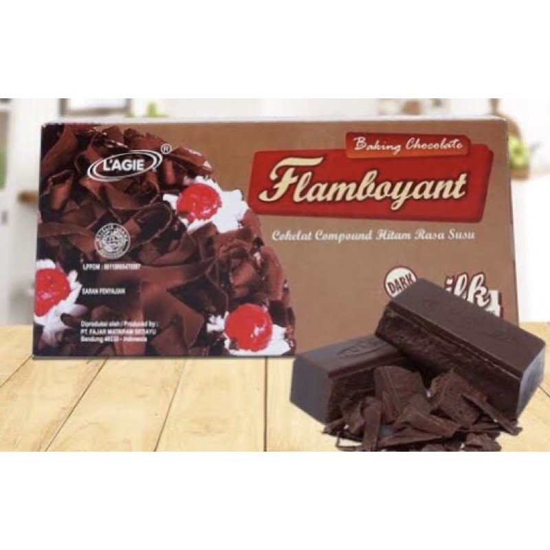 

L'agie Flamboyant Dark Milk Cokelat Compound 250gr