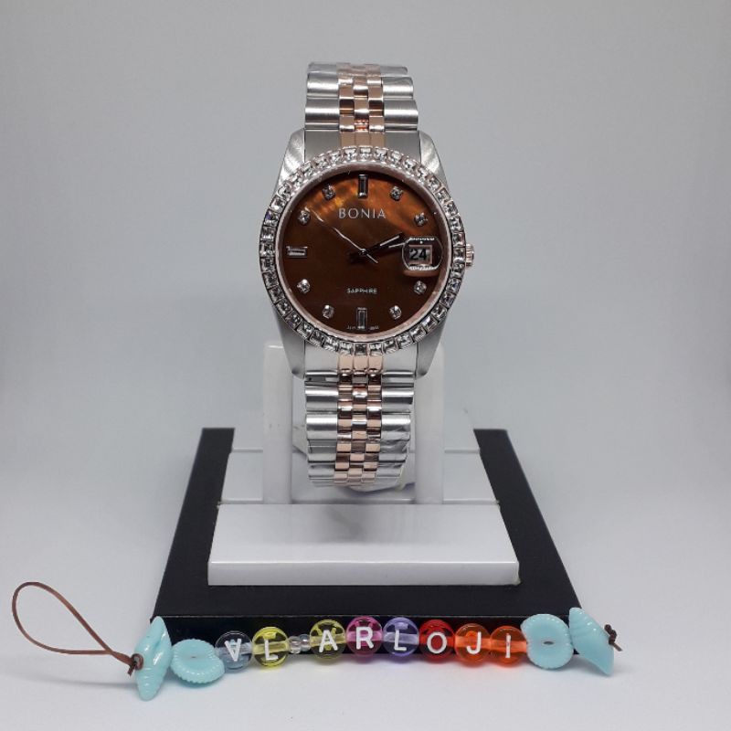 Jam tangan pria Bonia BNB10553 original kaca sapphire