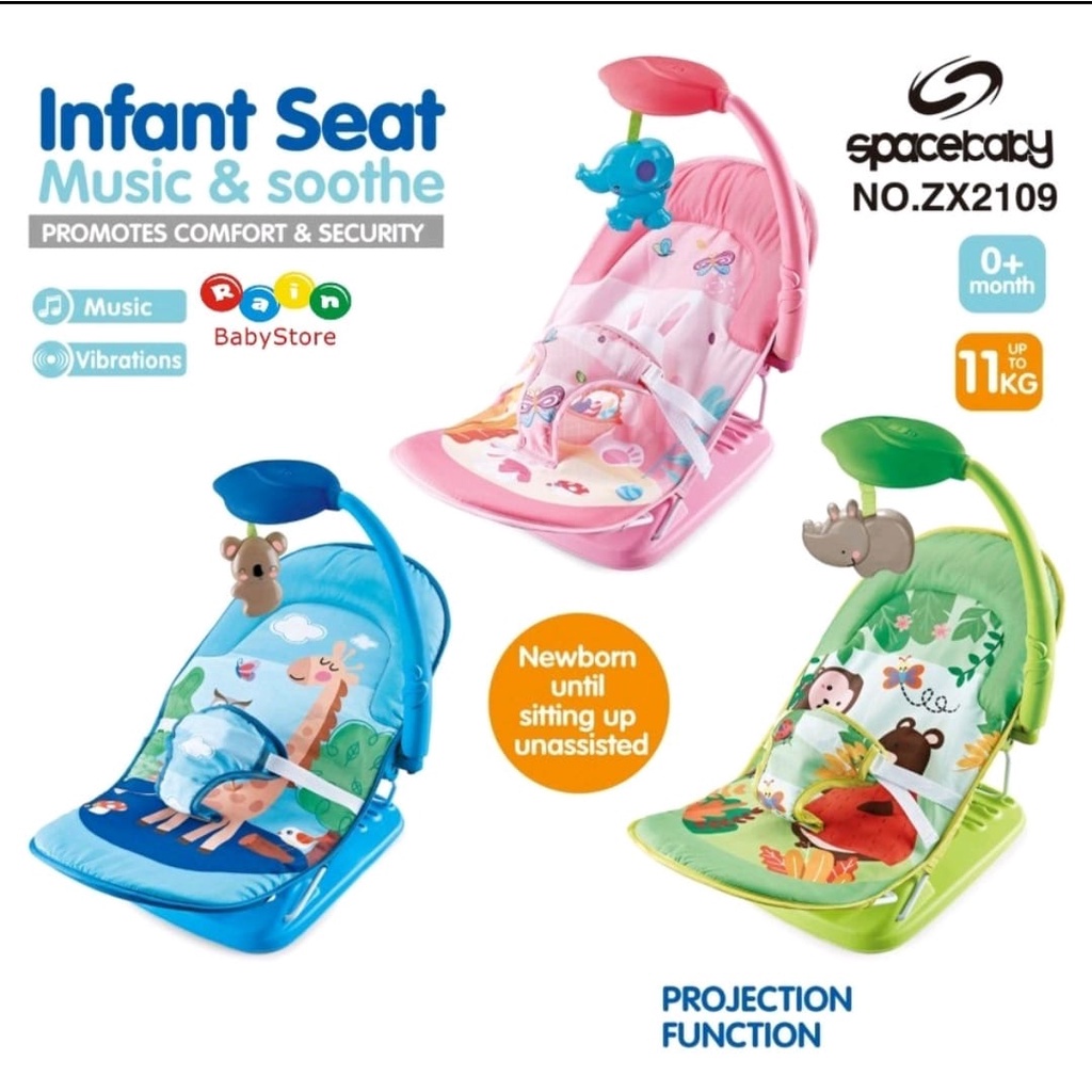 TEMPAT DUDUK BAYI - INFANT SEAT SPACEBABY + EXTRA BUBBLE WRAP