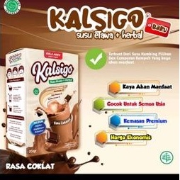 

Kalsigo susu Etawa Premium Coklat plus Gula Aren