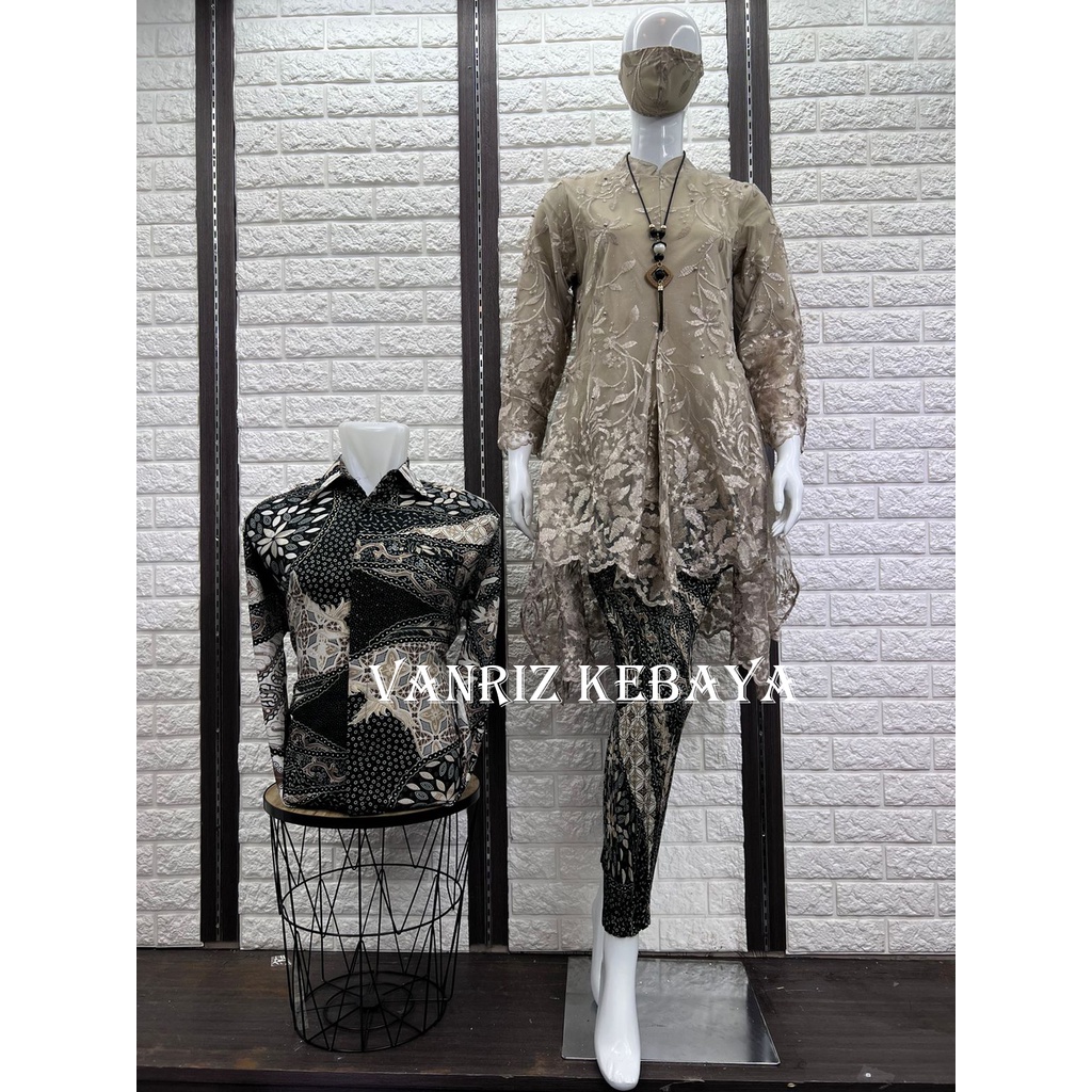 KEBAYA COUPLE KEMEJA BATIK / KEBAYA TUNIK COUPLE / KEBAYA TUNIK MODERN / KEBAYA BUSUI / KEBAYA JUBRAI TILLE / TUNIK TILLE / KEBAYA PESTA /  TUNIK TILLE / KEBAYA WISUDA / KEBAYA TUNIK WANITA / KABAYA TILE KONDANGAN