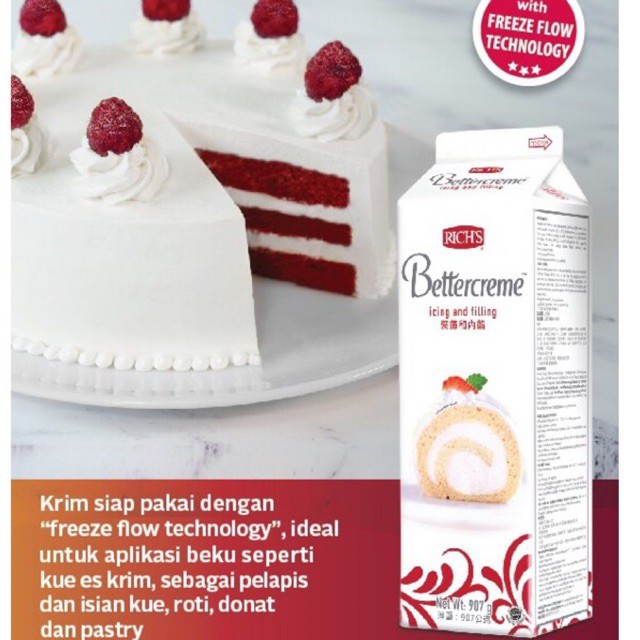 BetterCreme Richs 907 Gr / Butter Cream Richs / Better Creme Richs / Rich