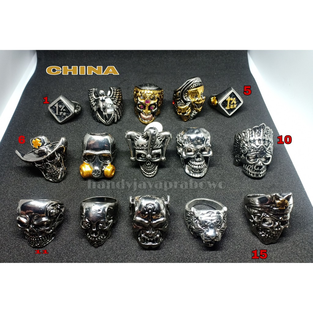 CINCIN TENGKORAK ASLI