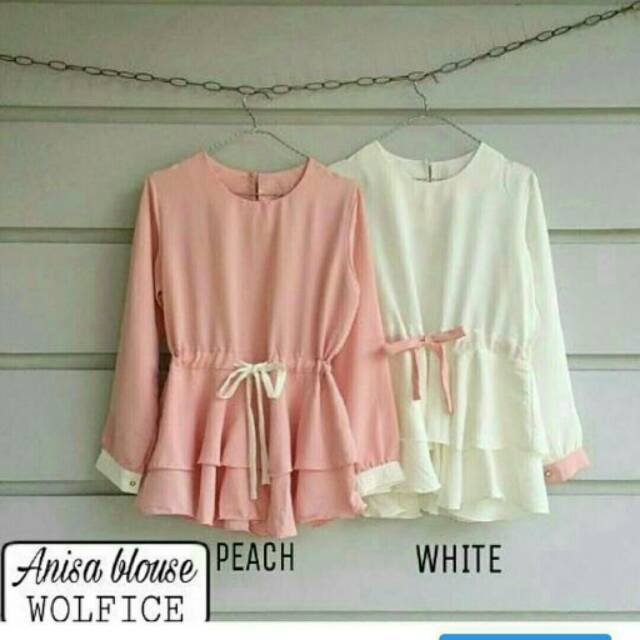 SALE!  Anissa Top / Anisa Top / Anisa Blouse / Anissa Peplum Top - CELLINE-1