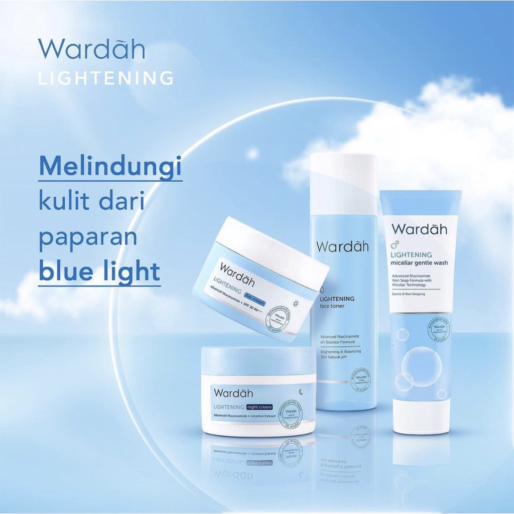 Wardah Lightening Night Cream Advanced Niacinamide - Krim Malam