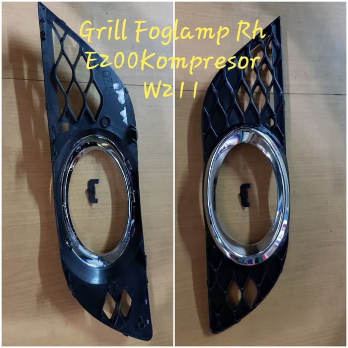 Dijual  Grill&Ring Chrome Foglamp W211 E200Kompresor FL