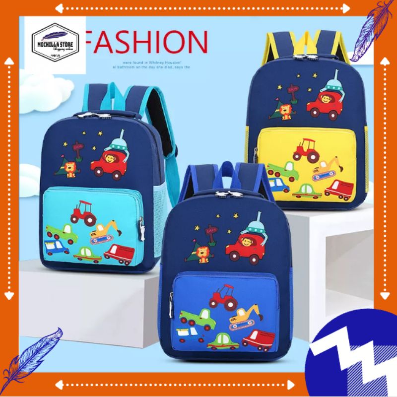 Mochillastore - Tas Sekolah Backpak anak Tk - SD - PAUD Modis Anak-Anak Gambar Dunia Hewan Kartun Lucu Ransel Laki Perempuan