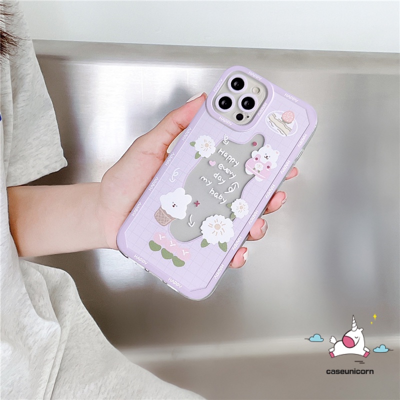 Casing Beruang Kelinci Lucu Bening Xiaomi Poco M3 M4 F4 X3 Pro Nfc Redmi A1 9A 10 10C 9 9T 9C 10A Redmi Note8 11s 10S 11 9 9s 9pro 10 11 Pro Max Plus Soft TPU Kue Cherry Cover Belakang