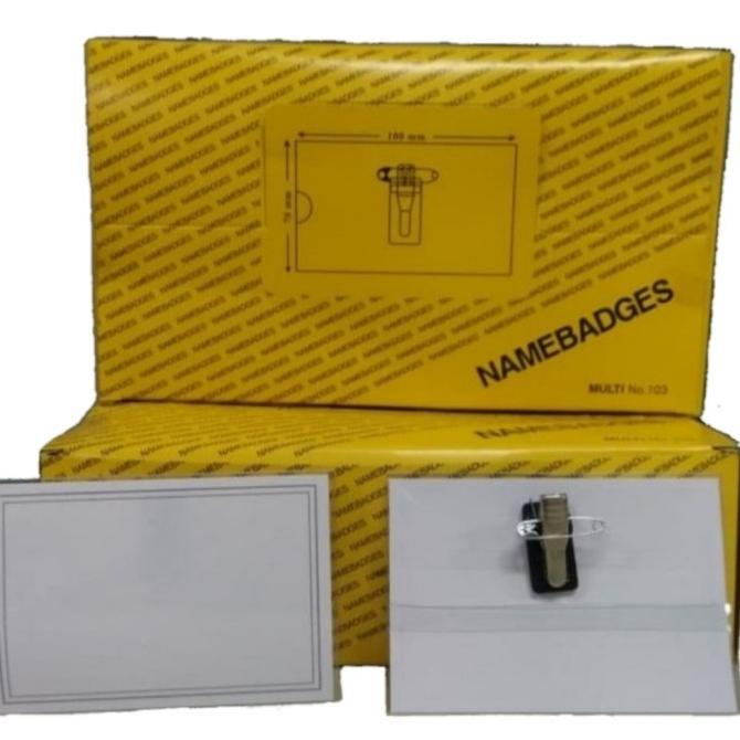 

Office & Stationery | Document Organizer | Namebadges Id Card Multi Kuning No 103 Nametag Isi 50 Pcs 7 X 10 Cm | Best Seller
