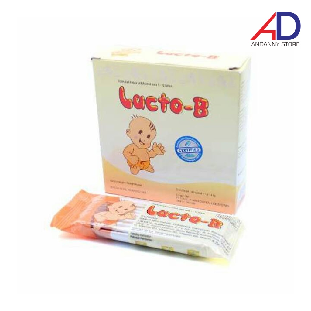 Jual LACTO-B 1 BOX ISI 40 SACHET / OBAT DIARE BAYI / PROBIOTIK UNTUK ...