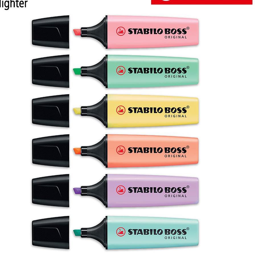 

Gratis Ongkir!! KODE-655 STABILO Set 6 - BOSS Pastel Edition / Highlighter Original 6 pcs / Marker a