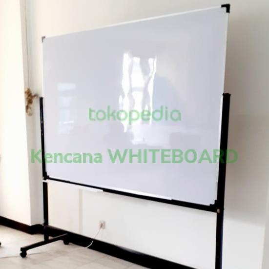 

white board Non Magnetic 90 120 Cm + standing