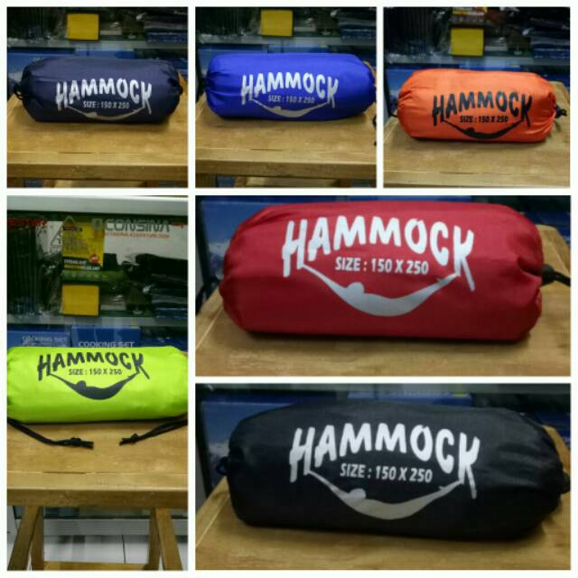 (Bisa COD) Hammock Camping warna ayunan gantung