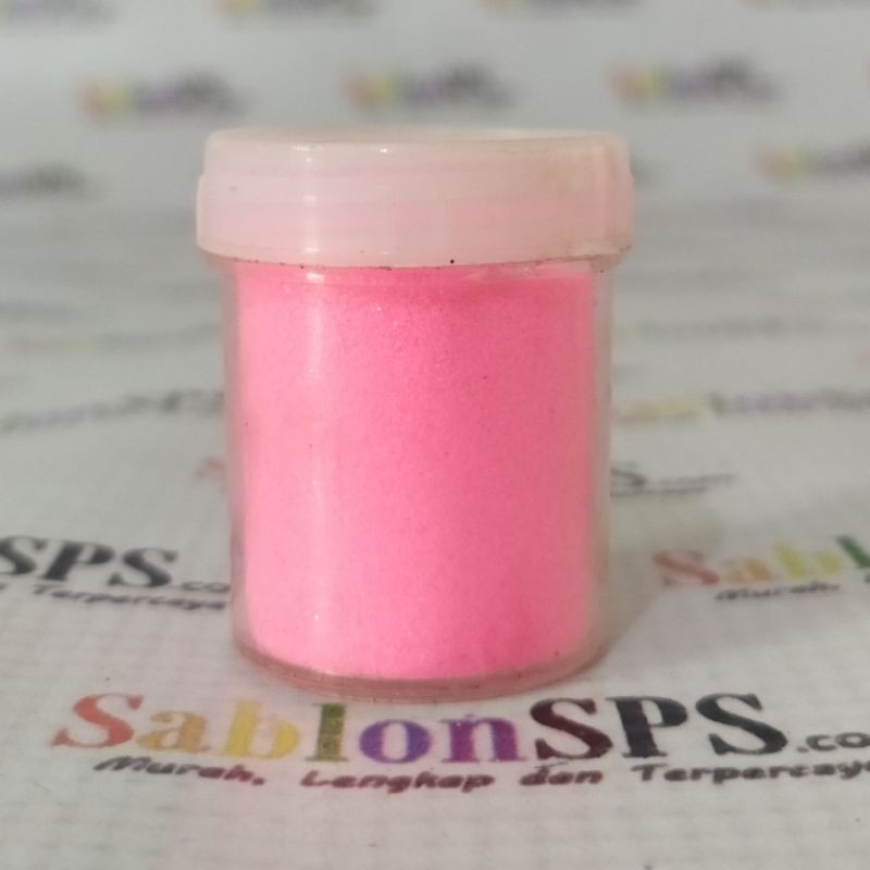 BUBUK GLITER FLO PINK GLITTER POWDER 8gr CUP MEDIUM