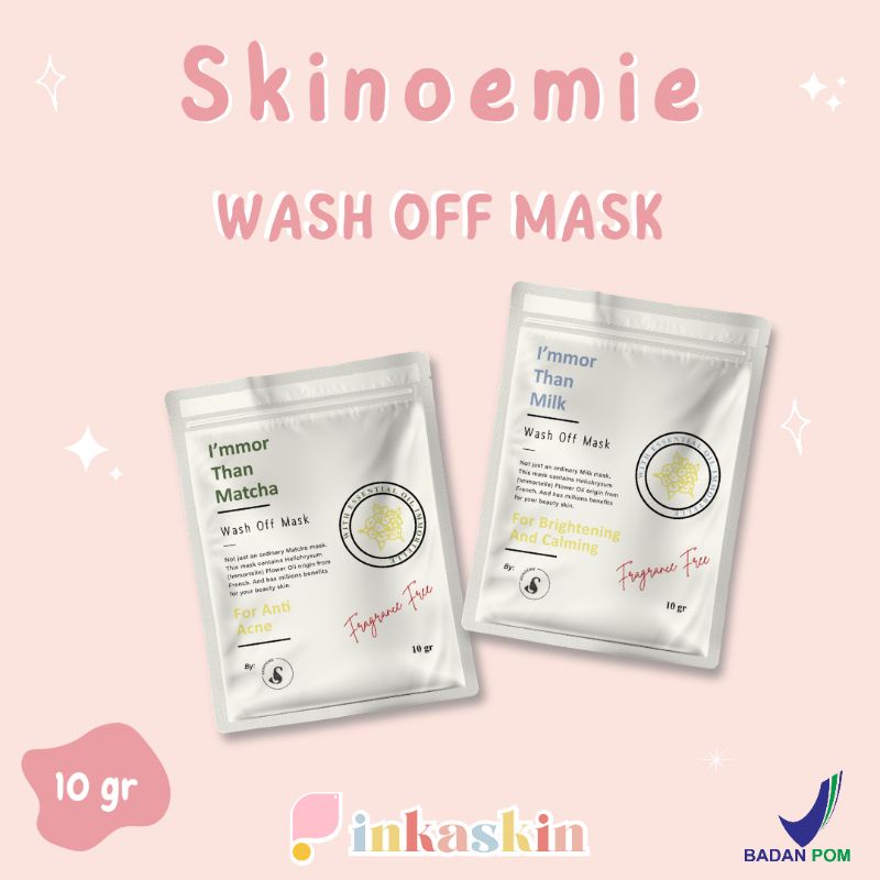[DIST RESMI] SKINOEMIE WASH OFF MASK | Masker Organik Skinoemie (10 gr)