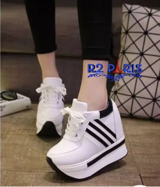 ZPT-Sepatu sneakers wanita tali OF-85