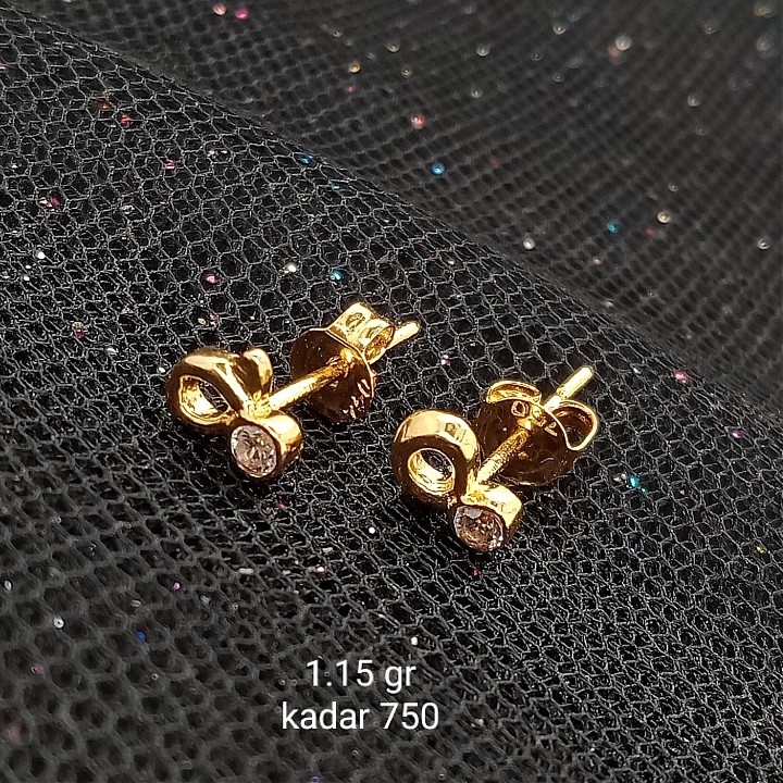 Anting Emas 17 K - 1.15 gr Kadar 750 - 2370