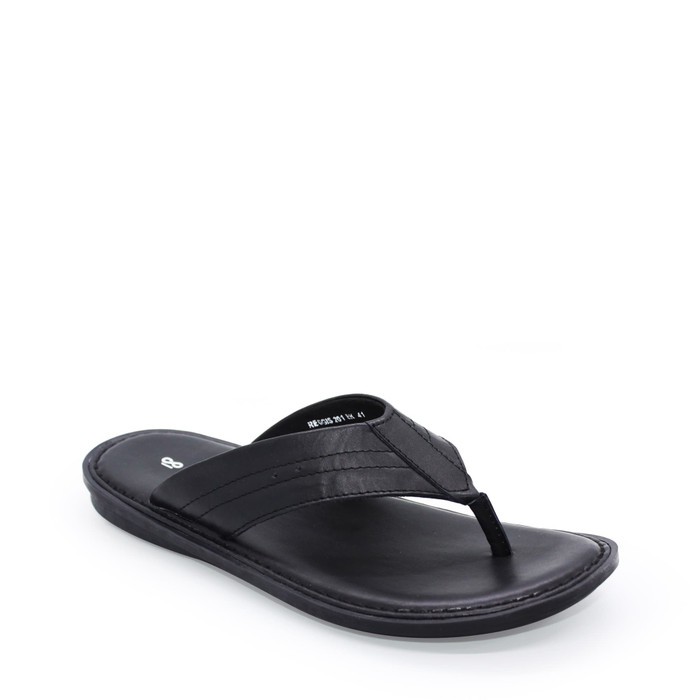 Sandal Kulit Pria OBSESSION Reggis 201 black