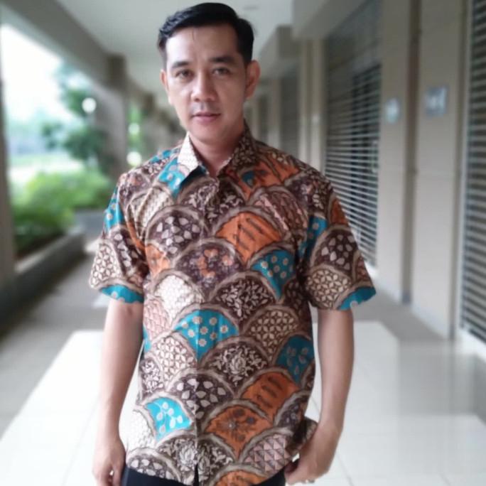 Batik Pria Danar Hadi Asli Solo Lengan Pendek Besar Big Size 3L XXL
