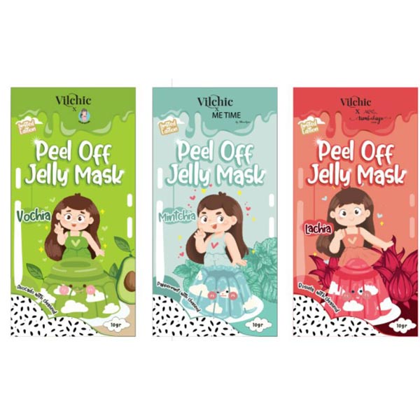 [VILCHIC X DISTRI]  Peel off jelly mask By Vilchic_Cerianti