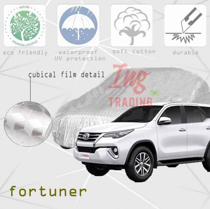 Cover Sarung Mobil FORTUNER Waterproof 3 Layer Protection