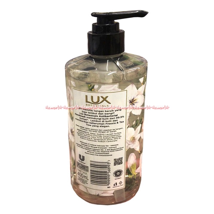 Lux Botanicals 400ml Antibacterial Hand Wash Sabun Cuci Tangan Luxs Gardenia &amp; Honey Fressia Tea Time Melawan Kuman 400 ml