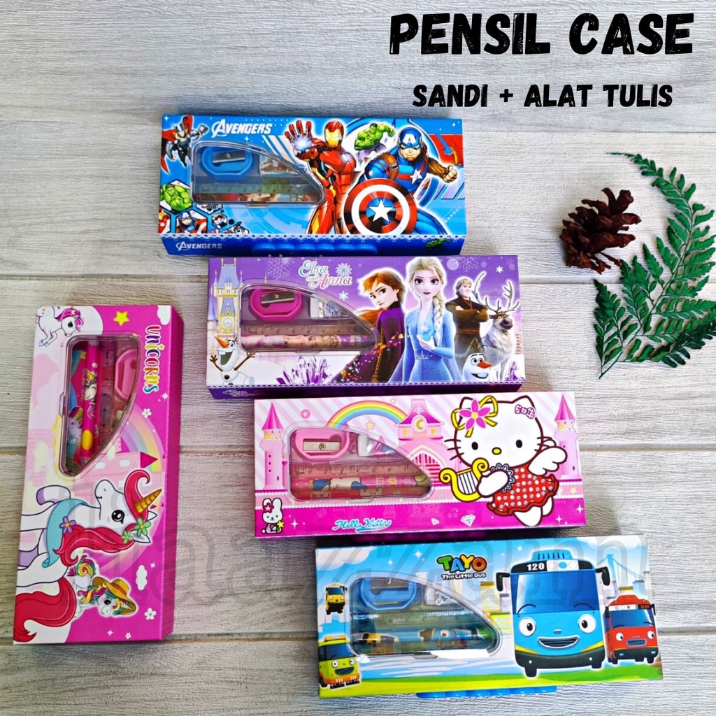 

Kotak pensil / Kode / Sandi + ISI Alat Tulis (KK-66) / Kotak pensil fancy