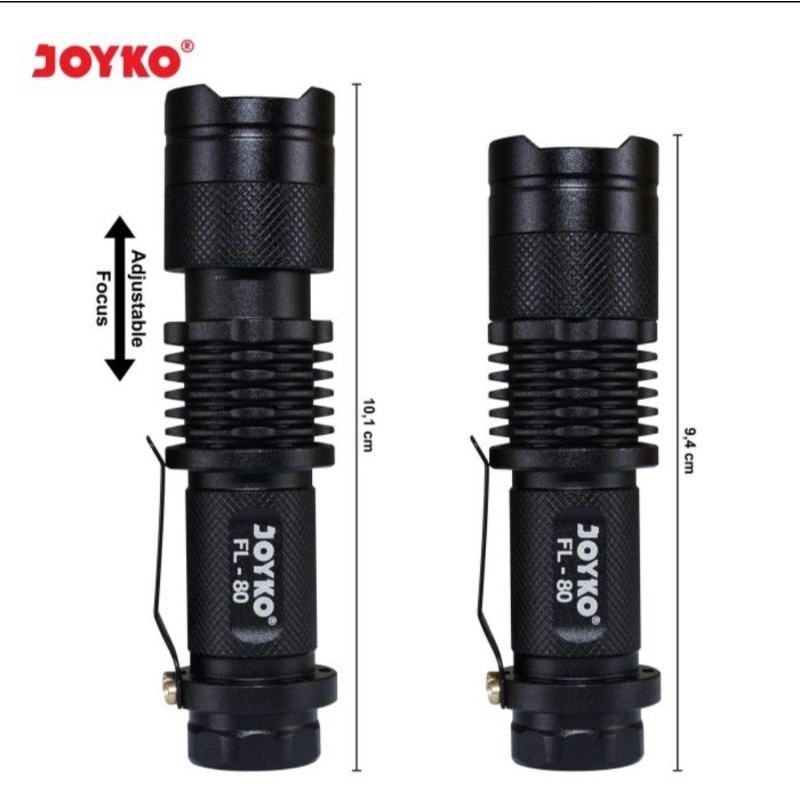 LED Flashlight FL80 / Senter LED Joyko FL 80 ORIGINAL