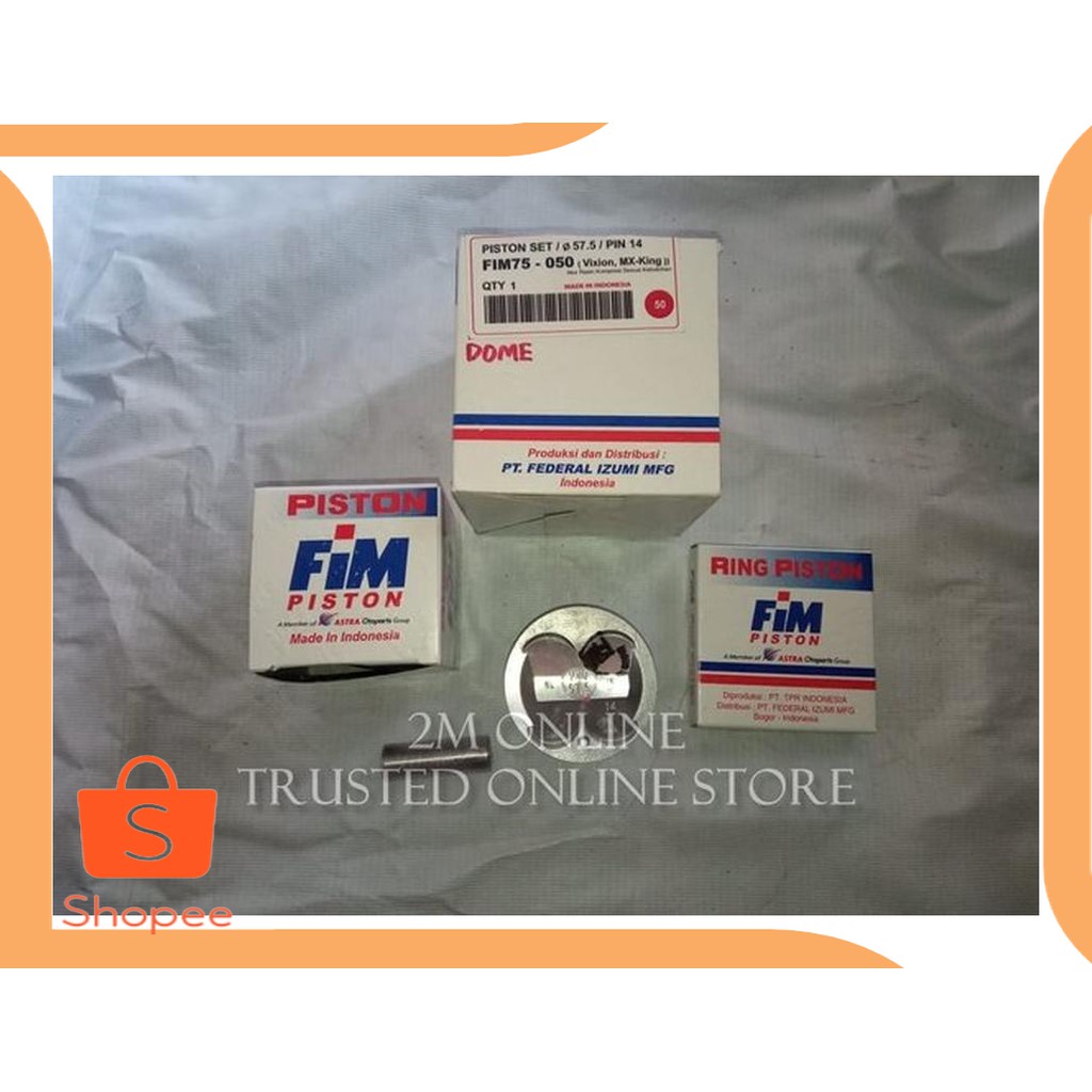 Promo last stok PISTON KIT SEHER MODIFIKASI MX 150 VIXION MX KING R15 OLD  Limited