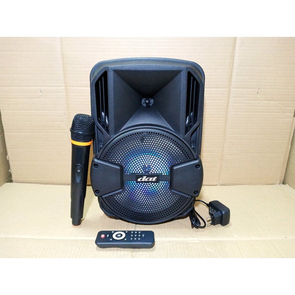 SPEAKER AKTIF 8 INCH PORTABLE DAT DT 815AS