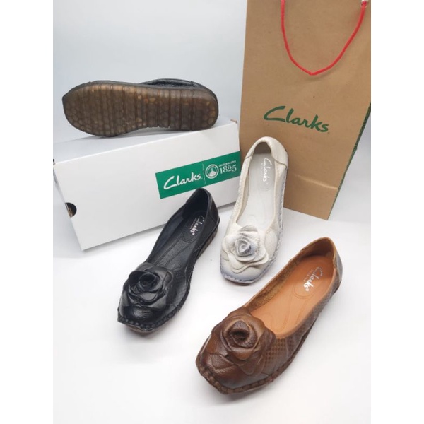 sepatu Clarks RG-6887 flat / Sepatu clarks wanita flat