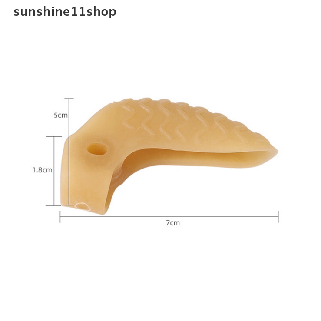 (SHO) Bantalan Silikon Pelindung / Pelurus Ibu Jari Kaki Untuk Pereda Nyeri