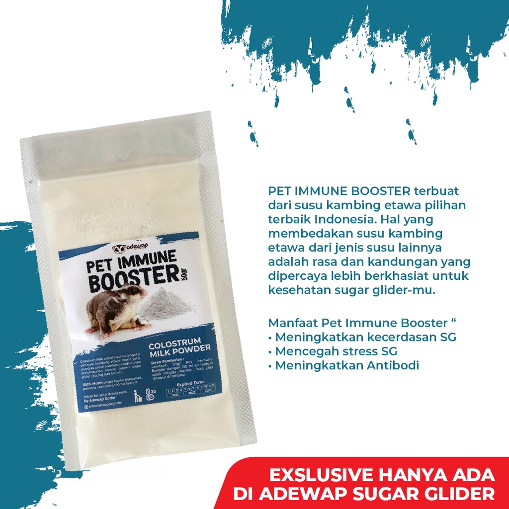 ADEWAP GLIDER Pet Imune Booster Sugar Glider Vitamin Imun Sugar Glider