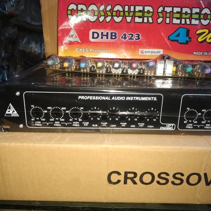 Box plus kit crossover 4way CKJ DHB 423 / paket crossover ckj dhb 423