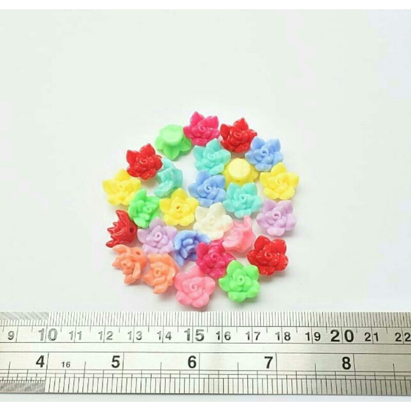 Resin Mawar variasi 01 s.d 10 ( harga per lusin)