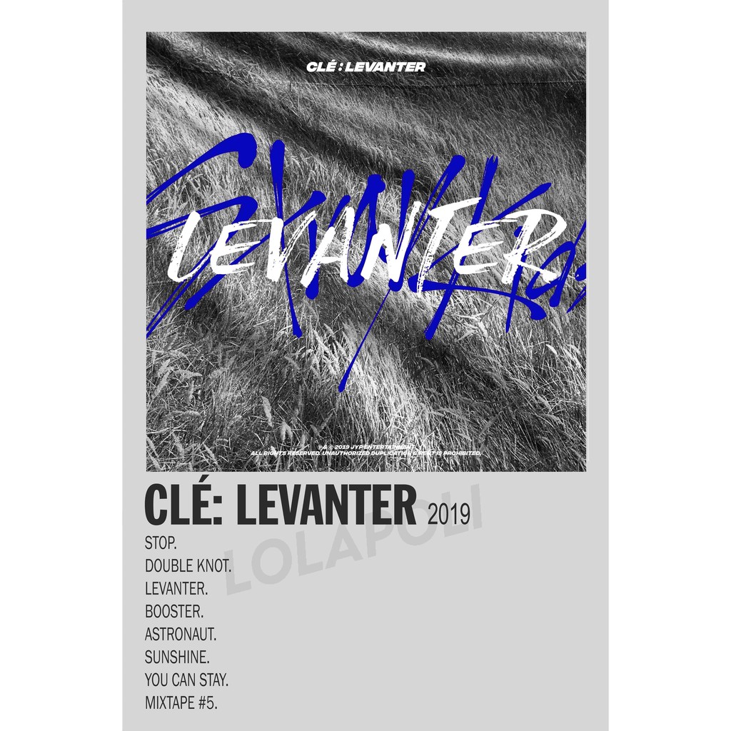 Poster Cover Album K-Pop Cle: Levanter - Stray Kids