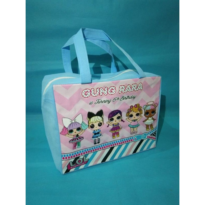 

tas ulang tahun resleting / goodiebag