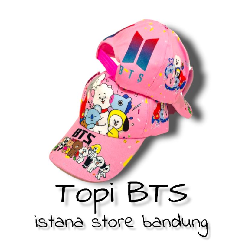 Topi bts anak perempuan dan laki laki topi anak bts army motif full print sublime Lucu