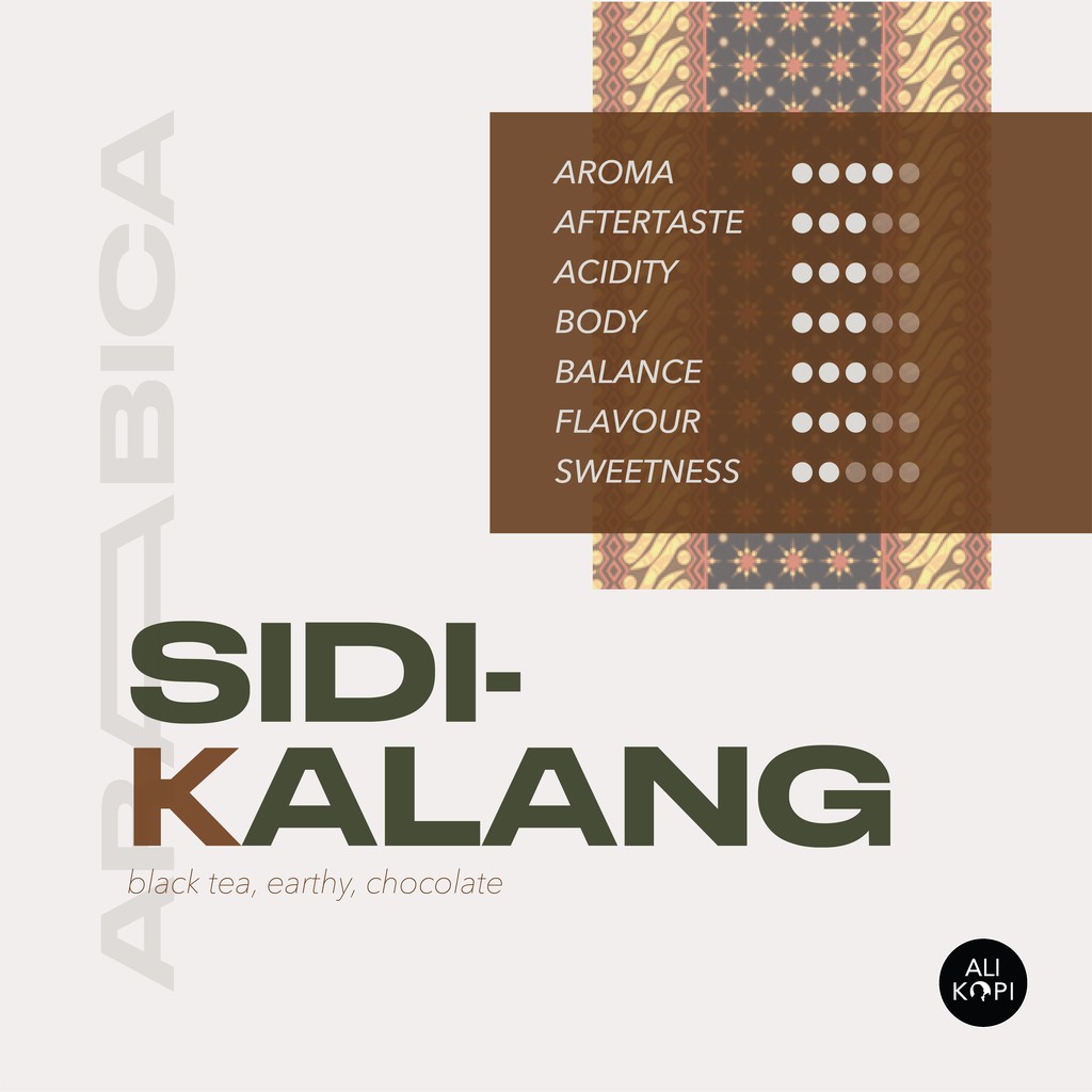 

Kopi Arabica Sidikalang 100 gram (Biji/Bubuk)