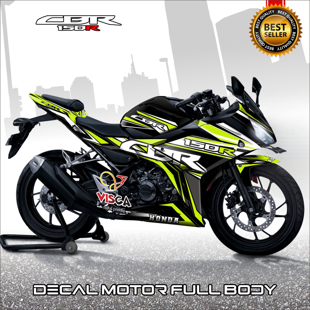 Decal Cbr 150r Facelift Full Body Decal Cbr 150r Full Body Stiker Cbr150r Full Body Racing Green