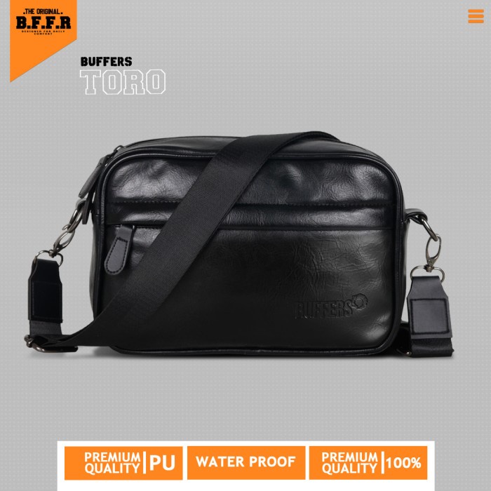 PROMO BISA COD TAS SELEMPANG PRIA Tas Selempang Kulit Pria Buffers Toro - Tas Selempang Kotak Kulit 