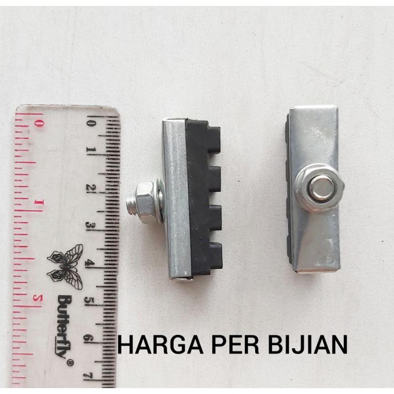 KARET REM SEPEDA ANAK/JENGKI/MINI/BMX/ ONTHA SEPATU REM U BRAKE SEPEDA